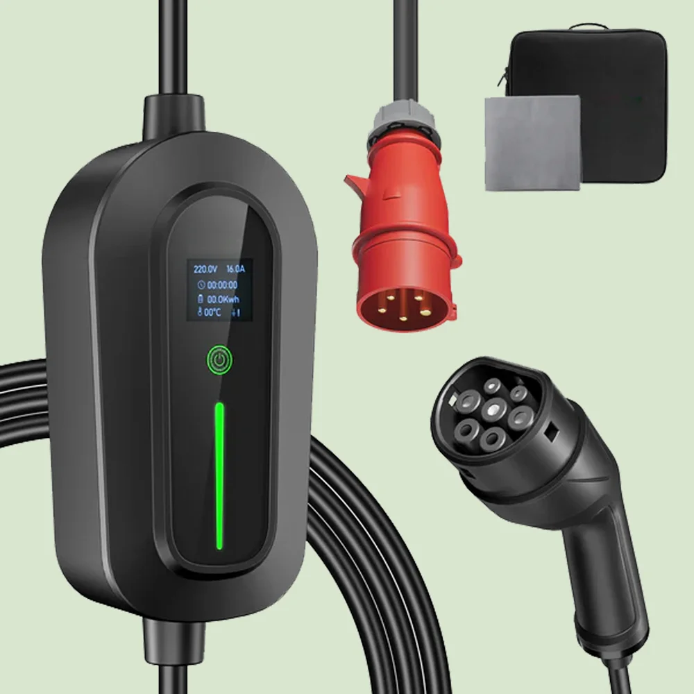 carregador_11kw_cee_tipo2_com_ecra_1 Carregador Trifásico 11Kw para carregamento de veículos e carros elétricos