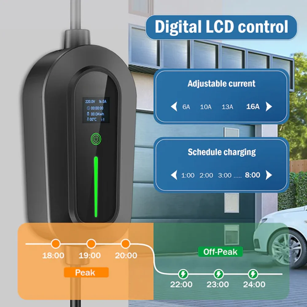 carregador_11kw_cee_tipo2_com_ecra_3 Carregador Trifásico 11Kw para carregamento de veículos e carros elétricos